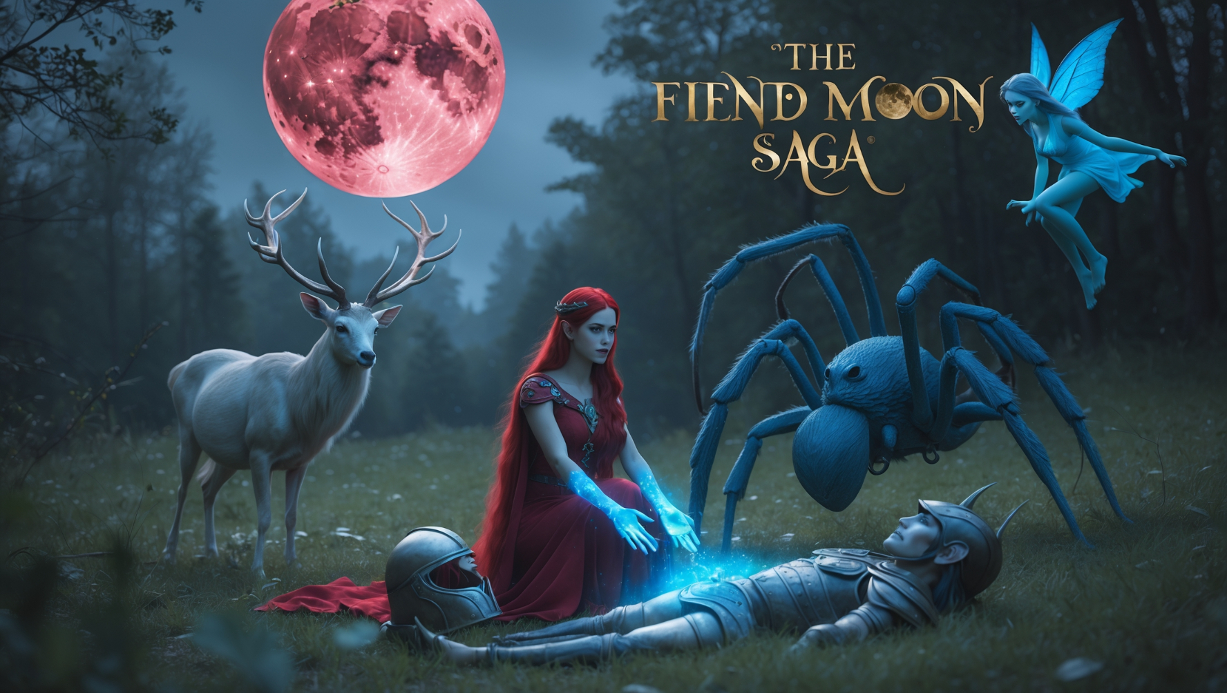 The Fiend Moon Saga cover artwork